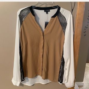 NWT The Limited High Low Blouse-Lg